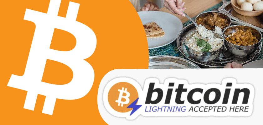Order food and pay with BTC